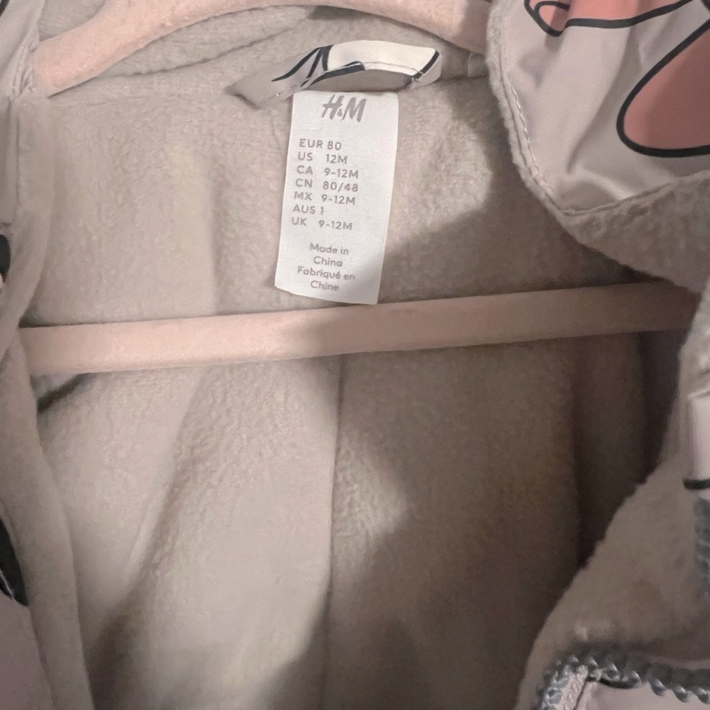 Minnie Mouse Water Repellent Snowsuit|Swimsuit:12months| Light Taupe - Picture 8 of 11